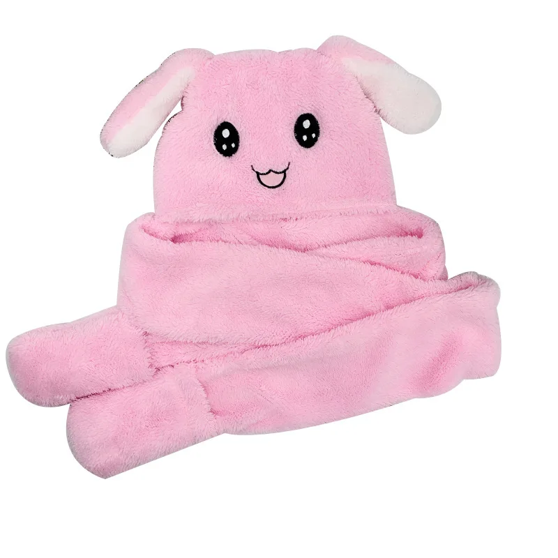 Милые шапки с мультяшными движущимися ушами шапка и повязка на голову цельный