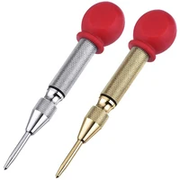 2 pcs high speed center punchcenter hole punch marker scriber for woodmetalplasticcar window puncher breaker tool with cushi