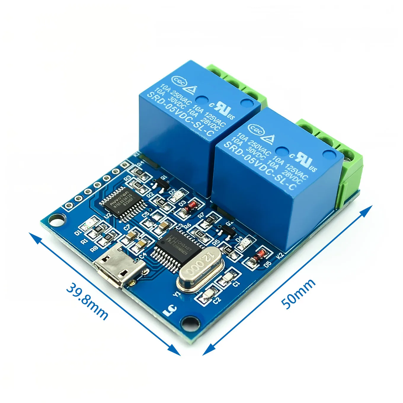 LCUS-1 type 1/2 channel USB Relay Module Electronic Converter PCB Intelligent Control Switch | Электронные компоненты и