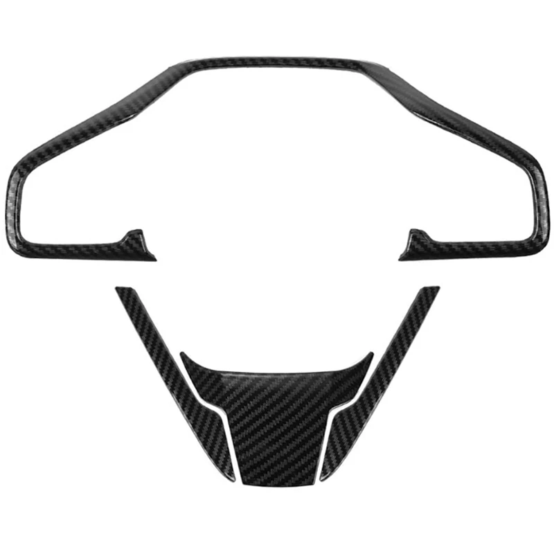 Углеродное волокно стиль руль планки декоративный стикер для интерьера Honda Civic 2020