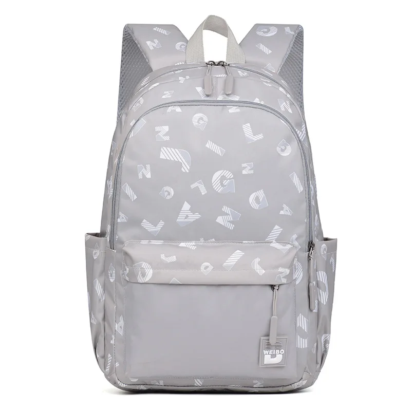 Детские школьные ранцы с алфавитом для девочек подростков вместительные рюкзаки