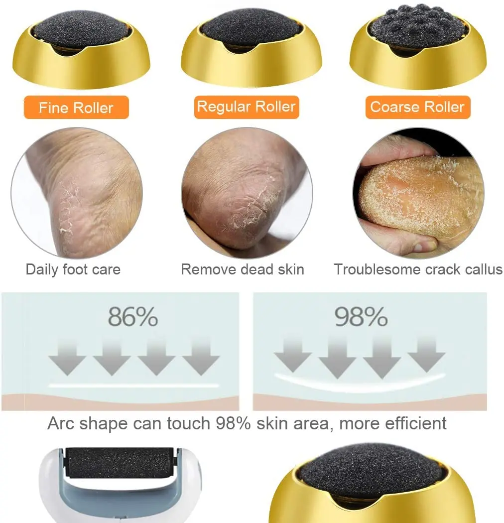 

Multifunction Electric Vacuum Adsorption Remove Calluses Hardness Dead Skin Heels Grinding Pedicure Foot Grinder Pedicure