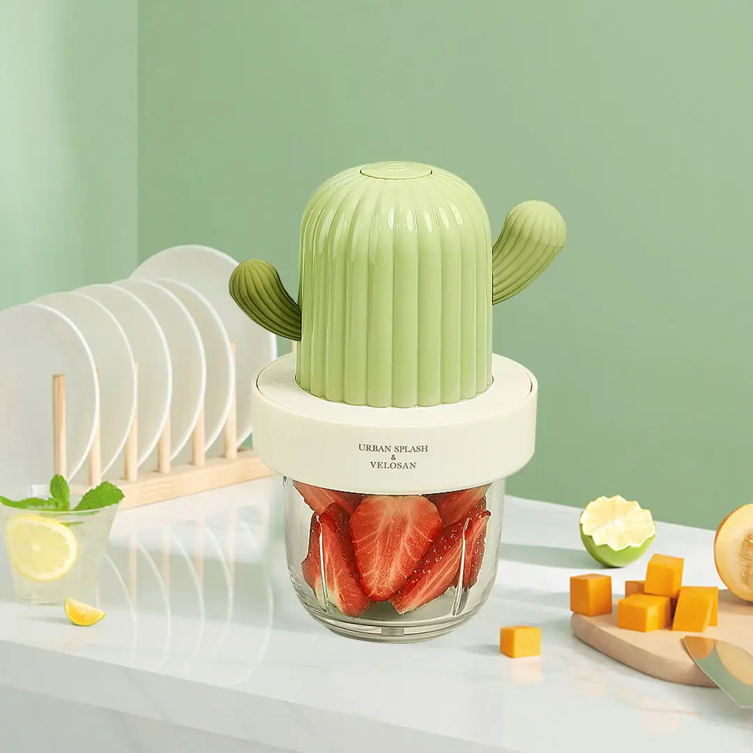 

URBAN SPLASH Electric Meat Grinder Garlic Masher Multifunctional Mini Food Garlic Vegetable Chopper Food Processor 0.3L Capacity