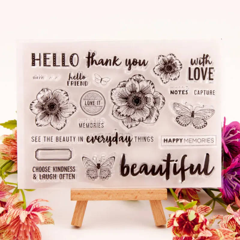 Прозрачные штампы/силиконовые уплотнения для скрапбукинга сделай сам | Дом и сад