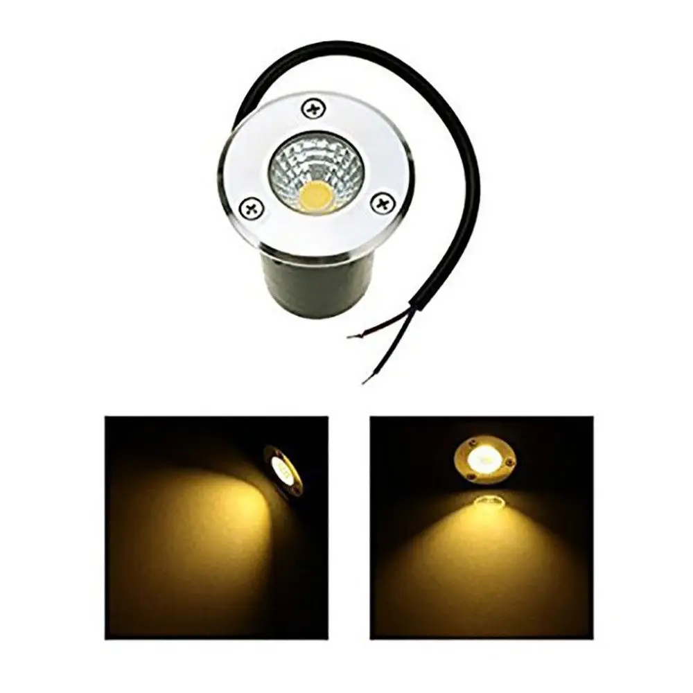 

20X IP67 DHL 3W 5W 10WCOB Waterproof LED Underground Light Outdoor Ground Garden Path Floor Buried Spot Landscape 85-265V DC12V