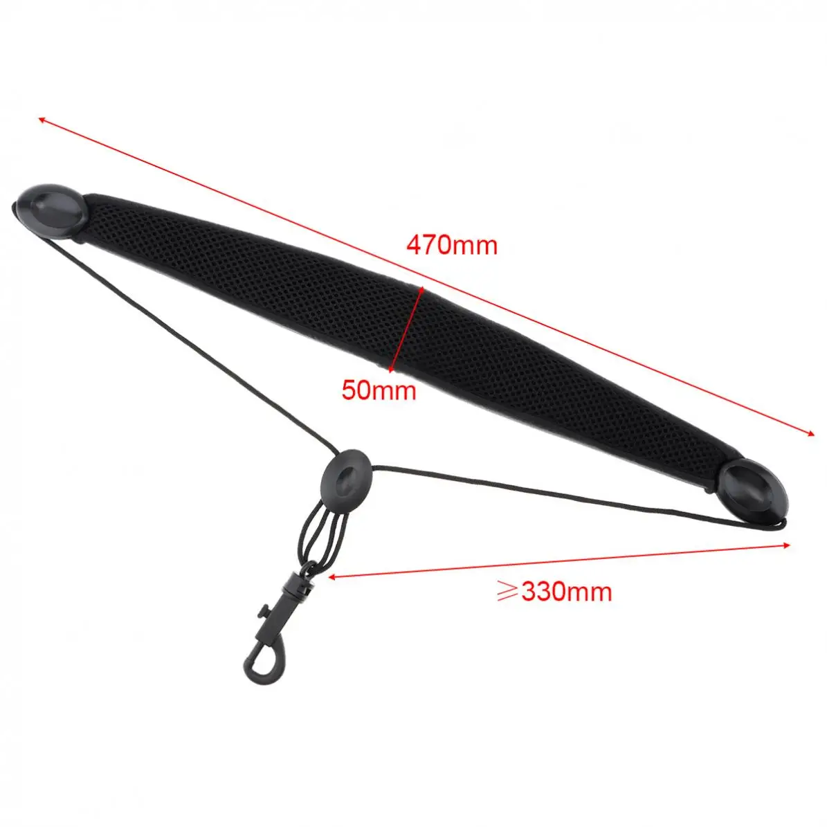 Регулируемый черный ремешок для саксофона на шею мягкий одинарный плечевой