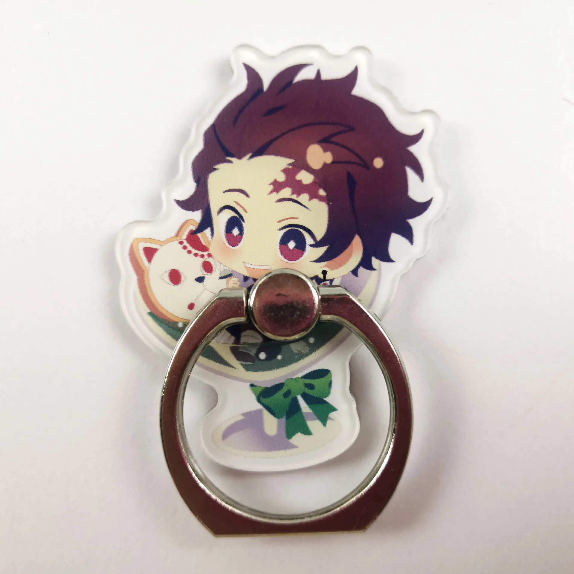 

Anime Demon Slayer Kimetsu No Yaiba Kamado Tanjirou Cosplay Prop Pin Brooch Kamado Nezuko Badges Button Brooch Pins Keychain