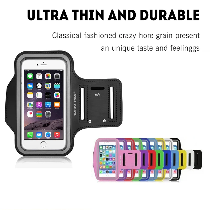 Нарукавники Тренажерный зал Бег Спорт нарукавник чехол мобильный телефон для