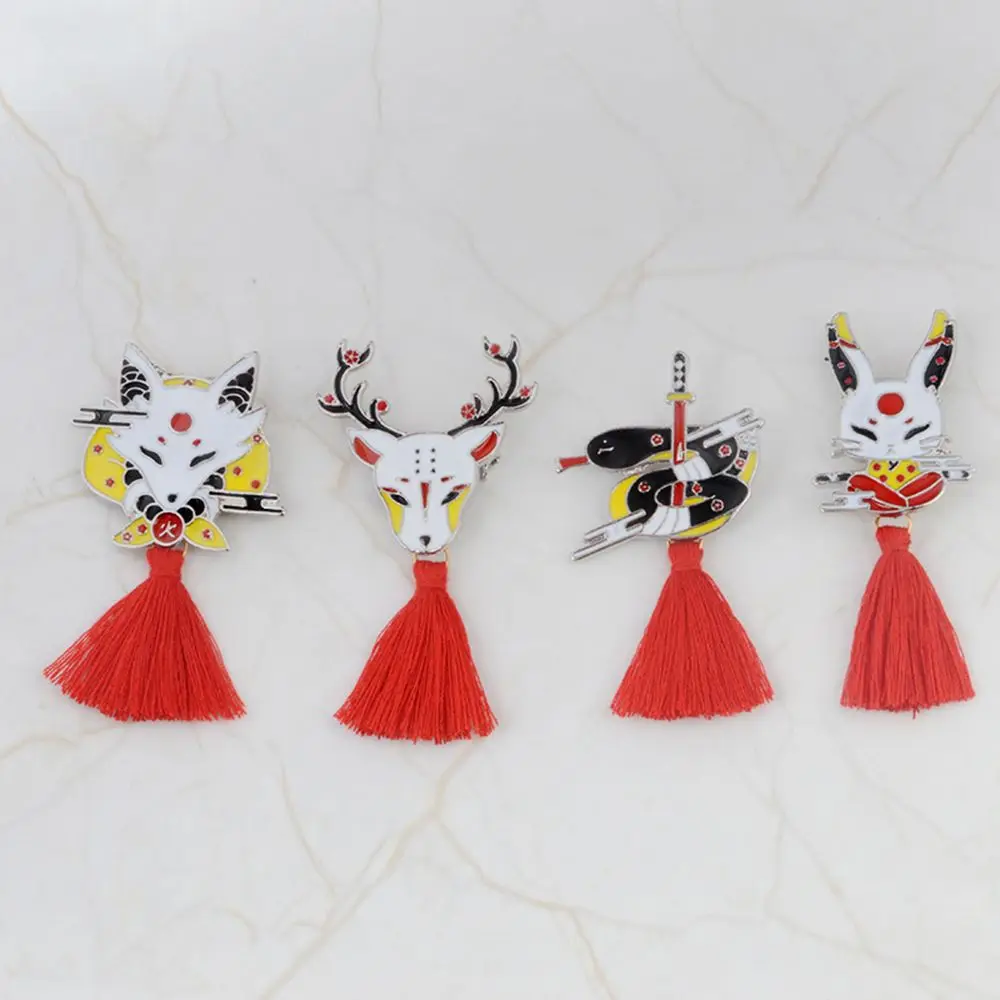 1 предмет виде штыревая японская Олень Кролик со змеиным рисунком лисы Кабуки