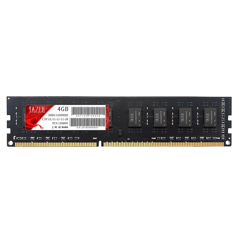 JUHOR PC память DDR3 4GB 1600MHz 1 5 V 240 Pin компьютер настольный модуль памяти Ram карта