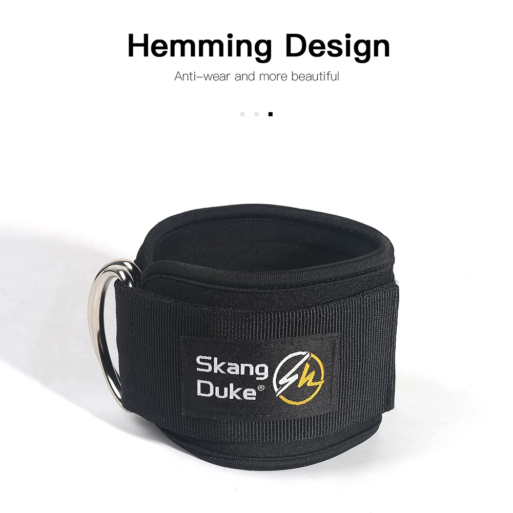 

2pcs Sport Ankle Straps Fitness Ankle Support Padded D-ring Ankle Cuffs for Gym Workouts Cable Machines Leg Exercises New Hot
