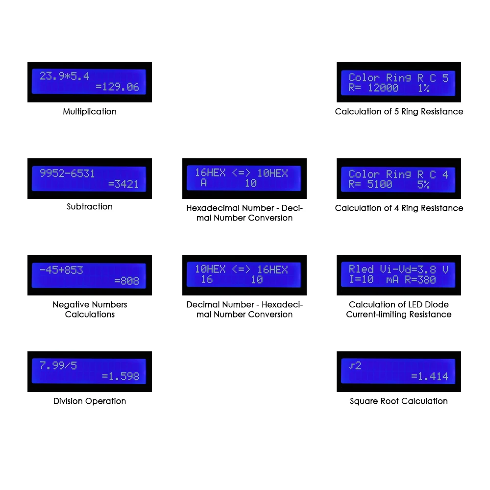 

New DIY Calculator Counter Kit with Acrylic Case LCD Display Multi-purpose Electronic DIY Calculator Counter