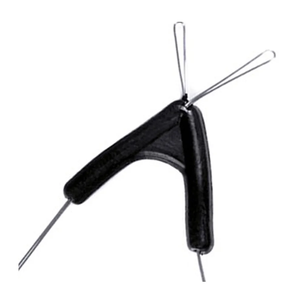 

50pcs Double Hooks Contactor Device Line Space Bifurcation Eight Type Space Bean Line Swivel Tool Fishing Accessories