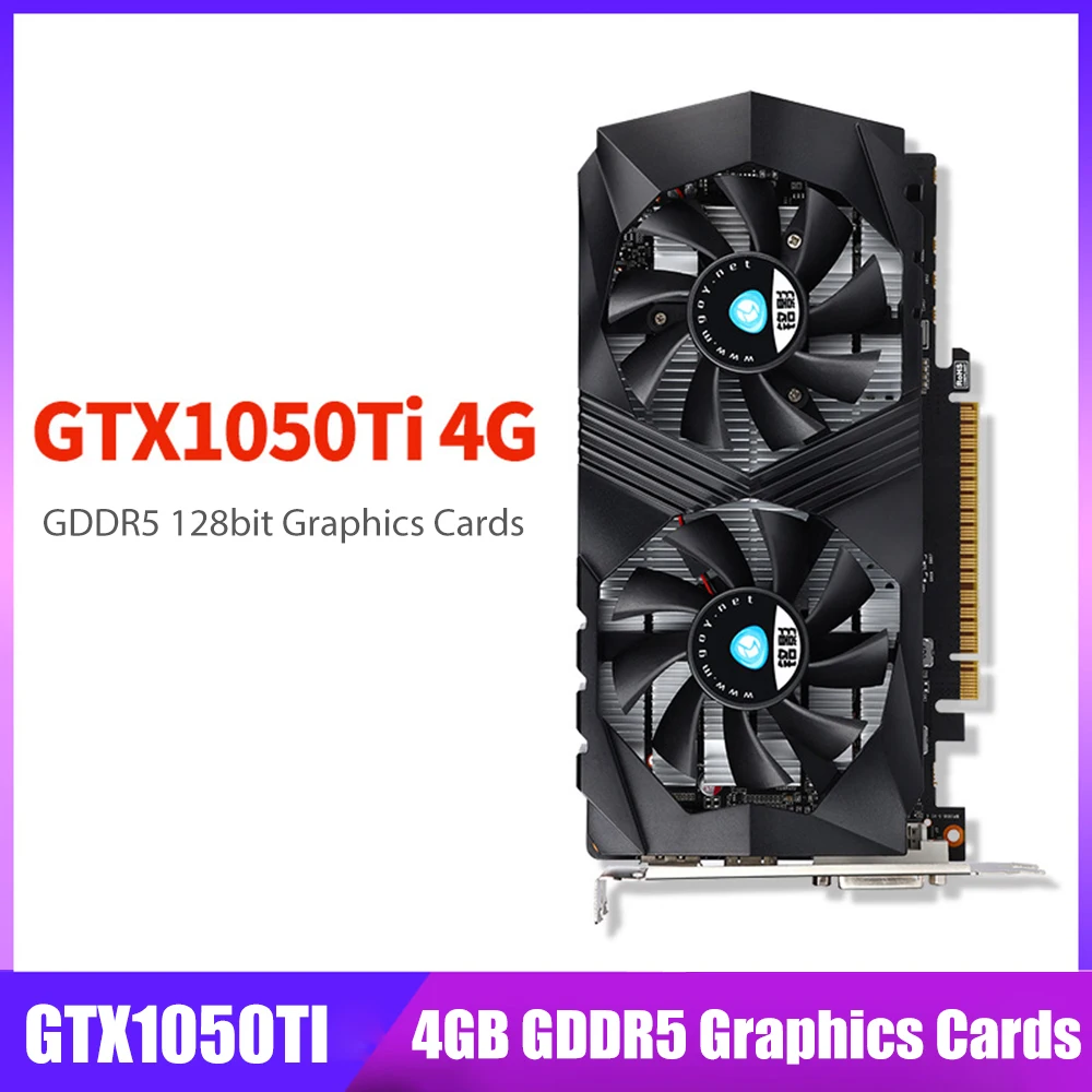 

GTX1050Ti 4GB Graphics Cards GDDR5 128bit PCI-E 3.0 Professional Gaming Video Card For Desktop Computer Host GPU Display Card