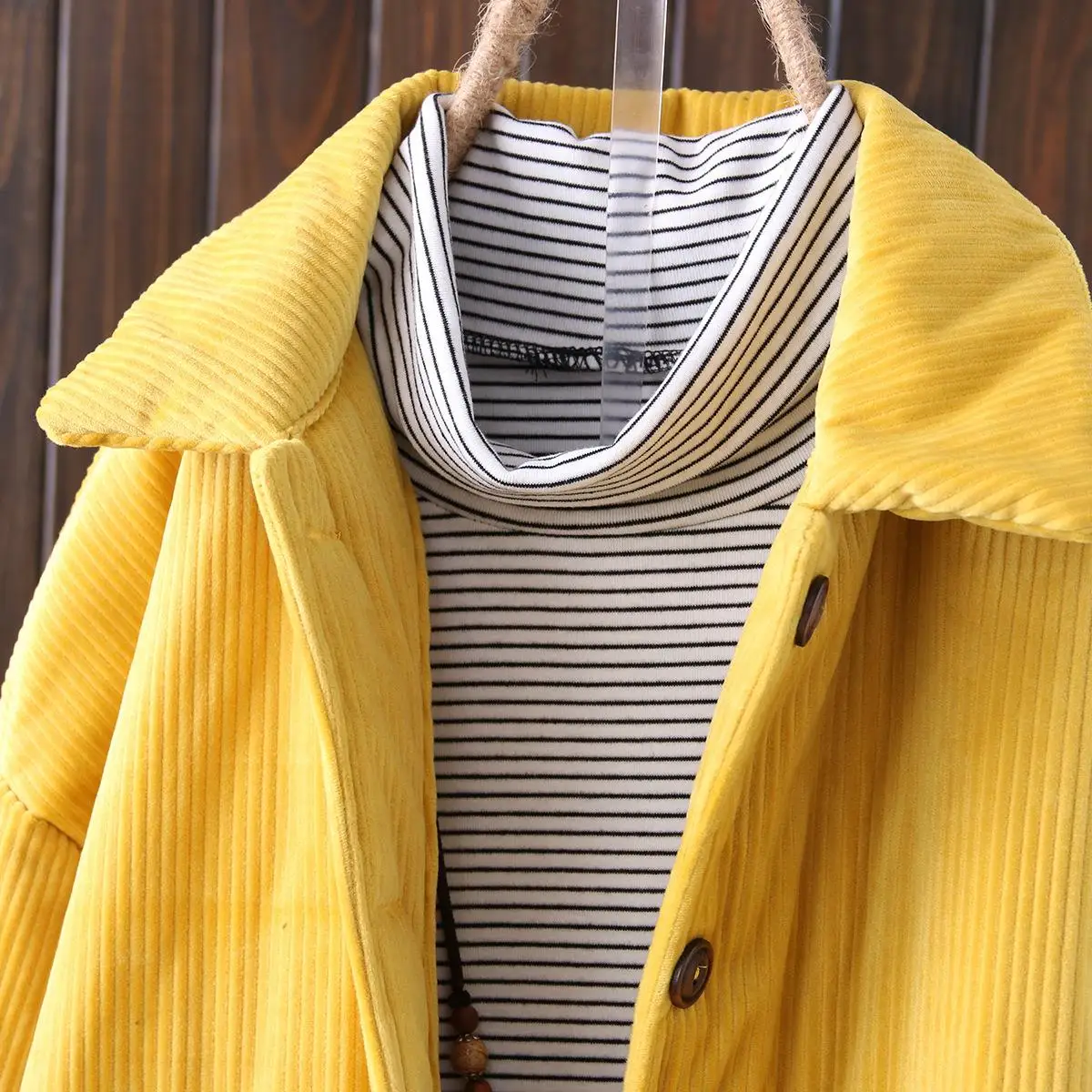 Women Clothing Quilted Jacket Plus Size 2021 Autumn Winter Outerwear New Casual Corduroy Long Sleeve Female Padded Coat |