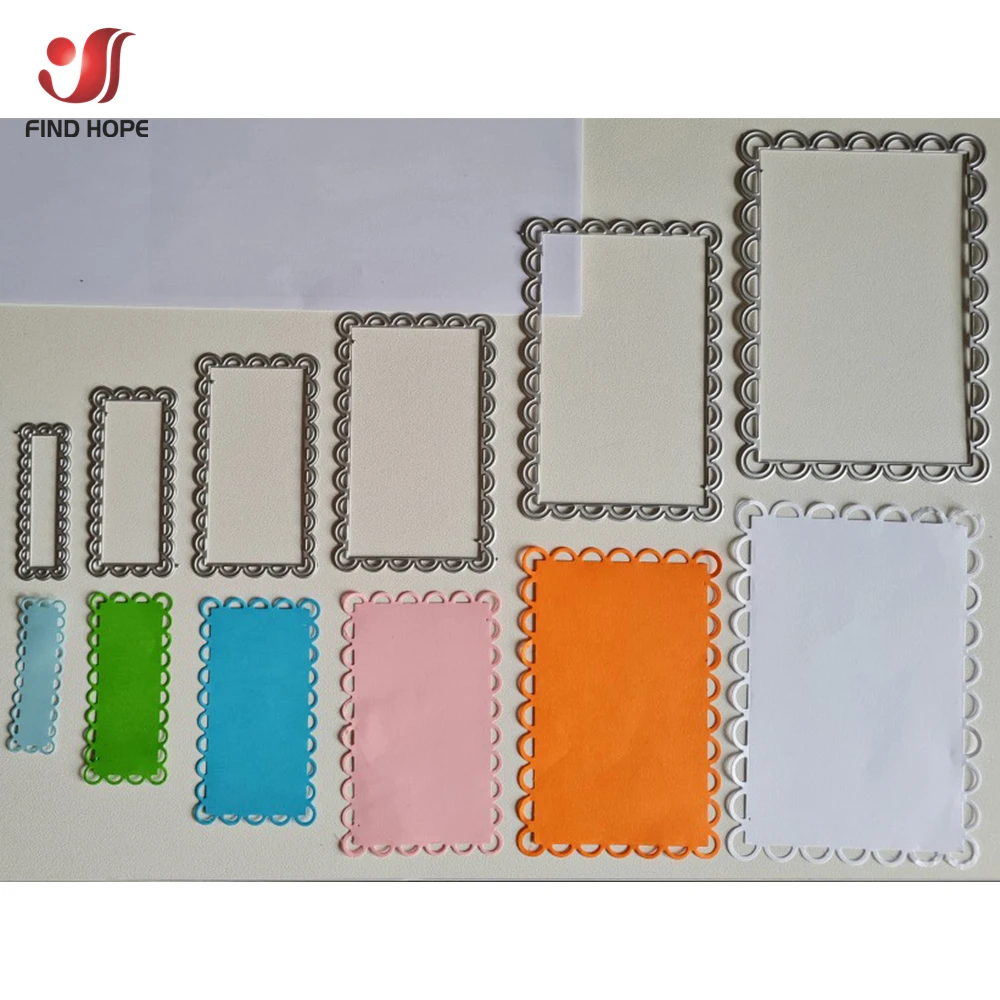 Рамки квадратные карты кривые Металлические Вырубные штампы для сделай сам