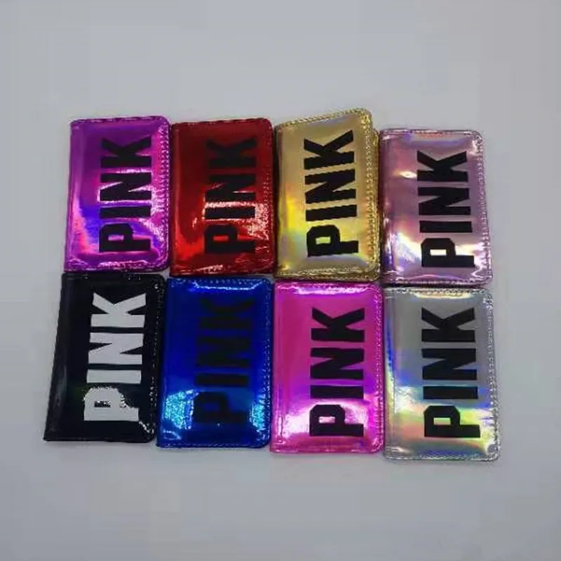 New card protection pink Wallet Bank purse Holder Id Bank Card Case Protection Credit Card Holder rfid wallet