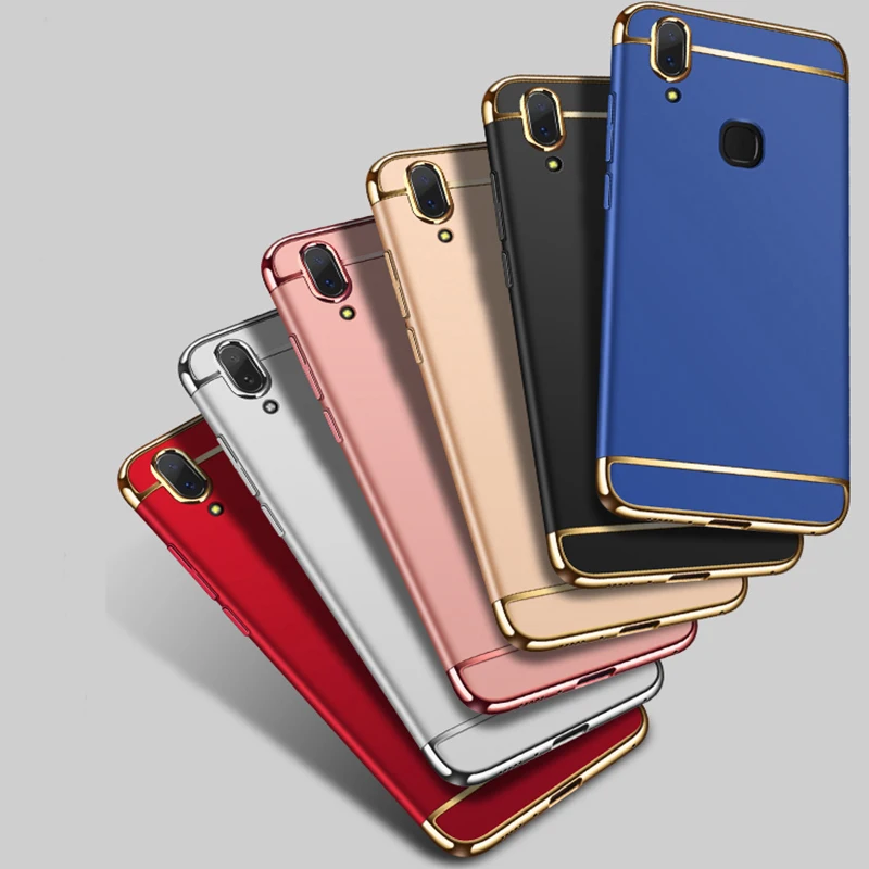 Чехол для Vivo Y17 3 в 1 жесткая матовая задняя крышка с покрытием VIVO Z5X IQOO U1 Y91 Y93 Y95 Y97 Y81