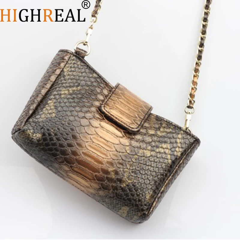 Luxury Handbag Designer Bags For Women Leather Clutch Purse Chain Serpentine Ladies Shoulder Messenger Bags Sac A Main
