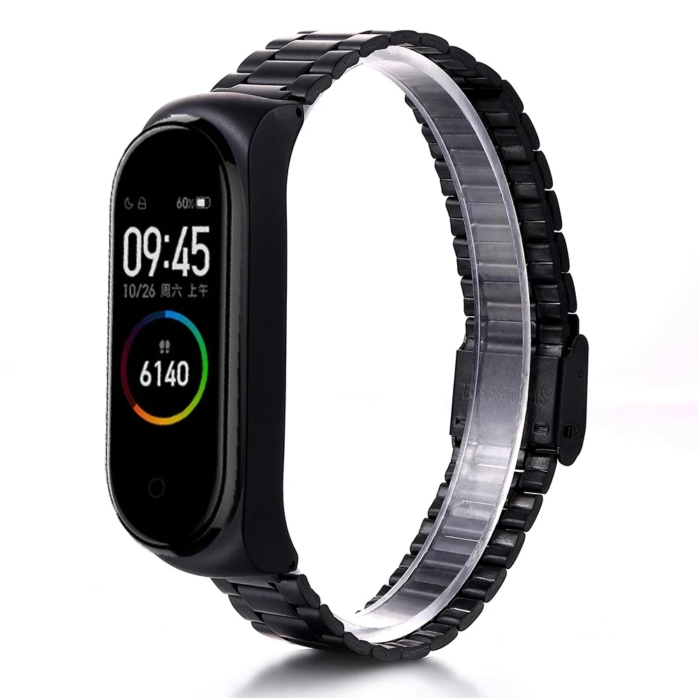 

For millet bracelet 3/4/5/6 strap metal strap millet 3 4 stainless steel three-bead strap millet 5 6 wrist strap unisex strap