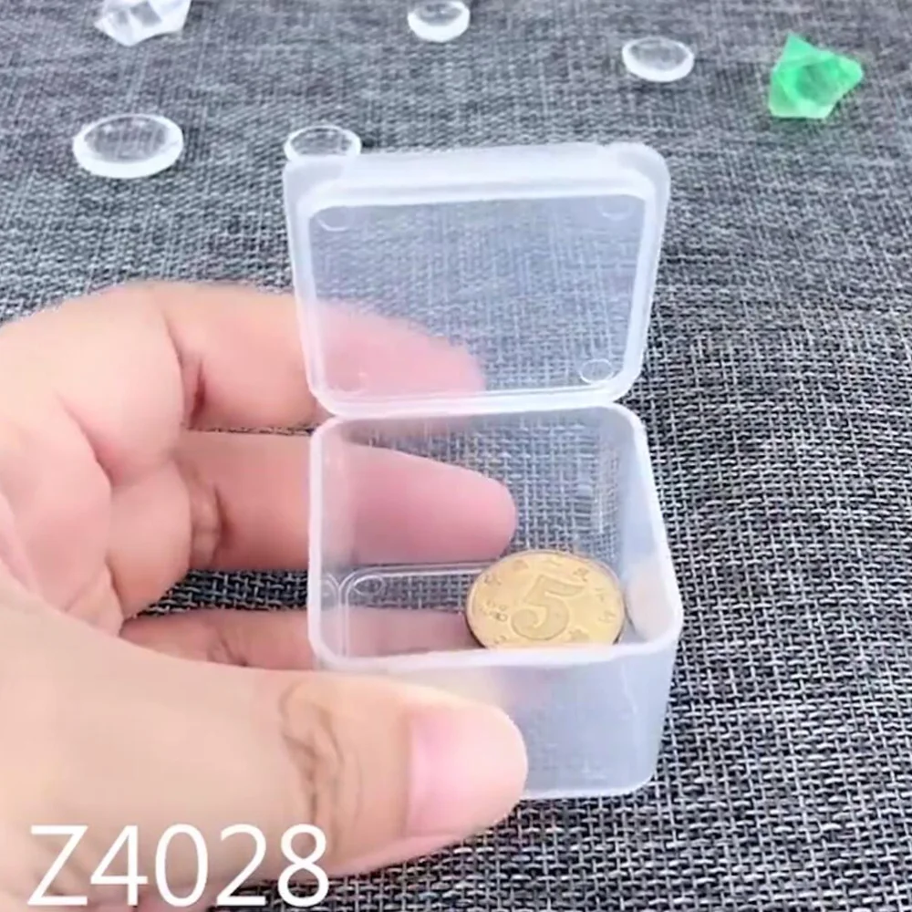 

50Pcs Small Clear Containers Component Storage Box Mini Tool Boxes