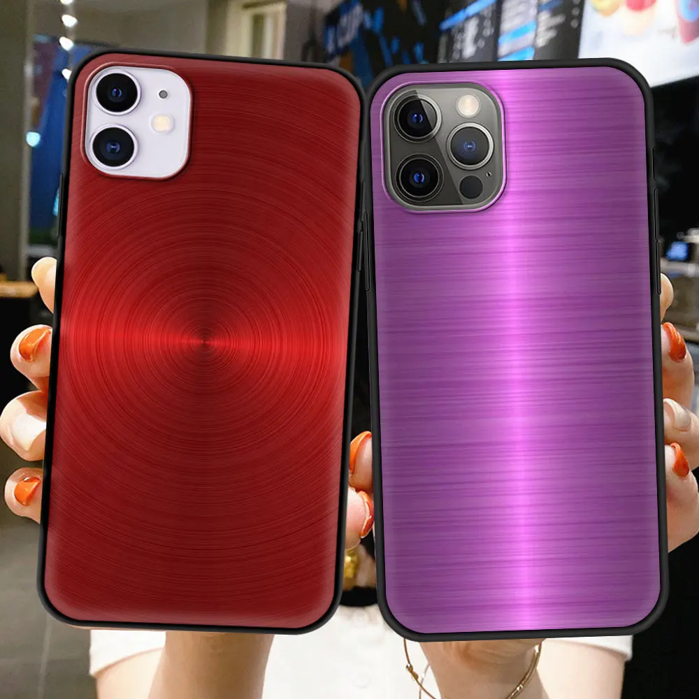 Матовый металлический корпус для Apple iPhone 11 12 Pro 6 XR X 7 8 плюс XS Max чехол 6S телефон под