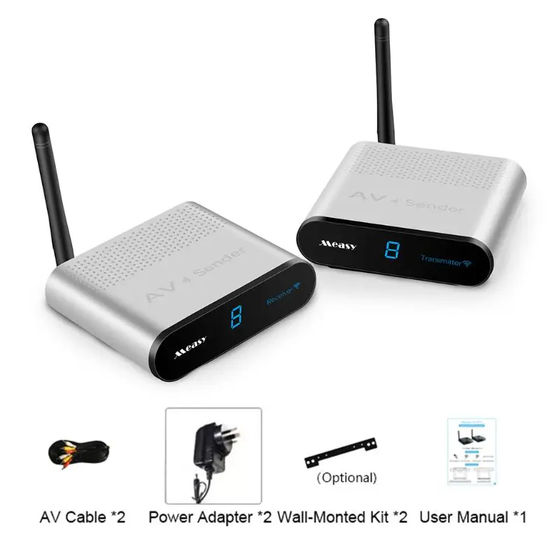 1 компл. Беспроводной видеоприемник AV220 2 4G WiFi беспроводной передатчик