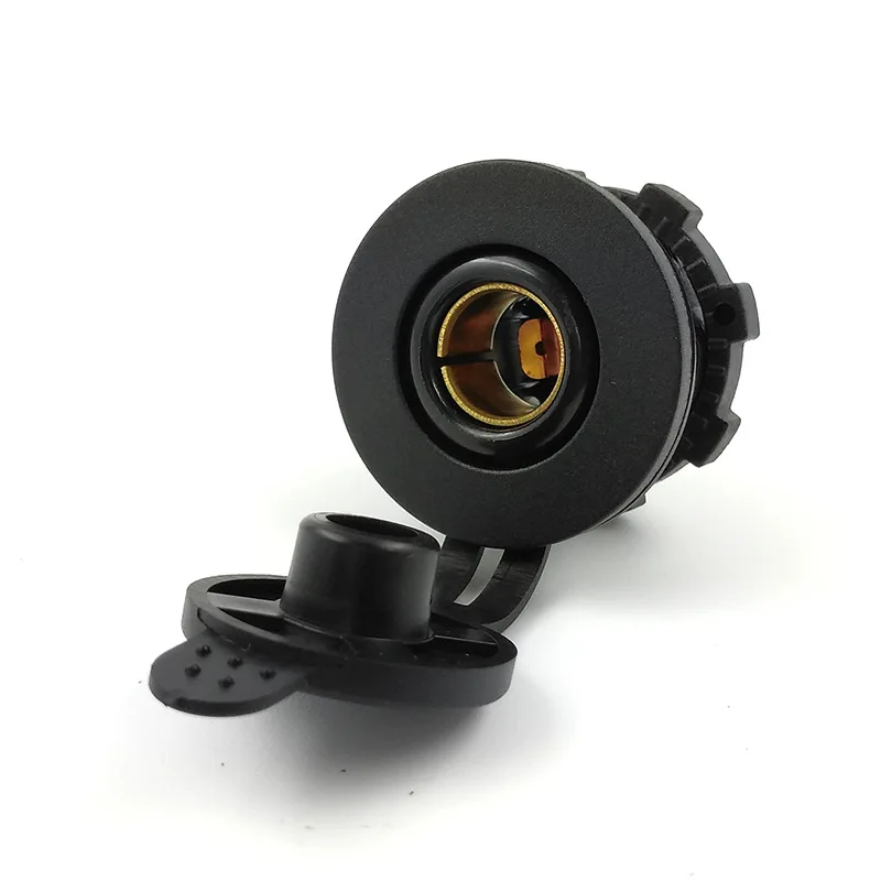 Черный двойной USB зарядное устройство мотоцикл мото для Hella BMW DIN Прикуриватель