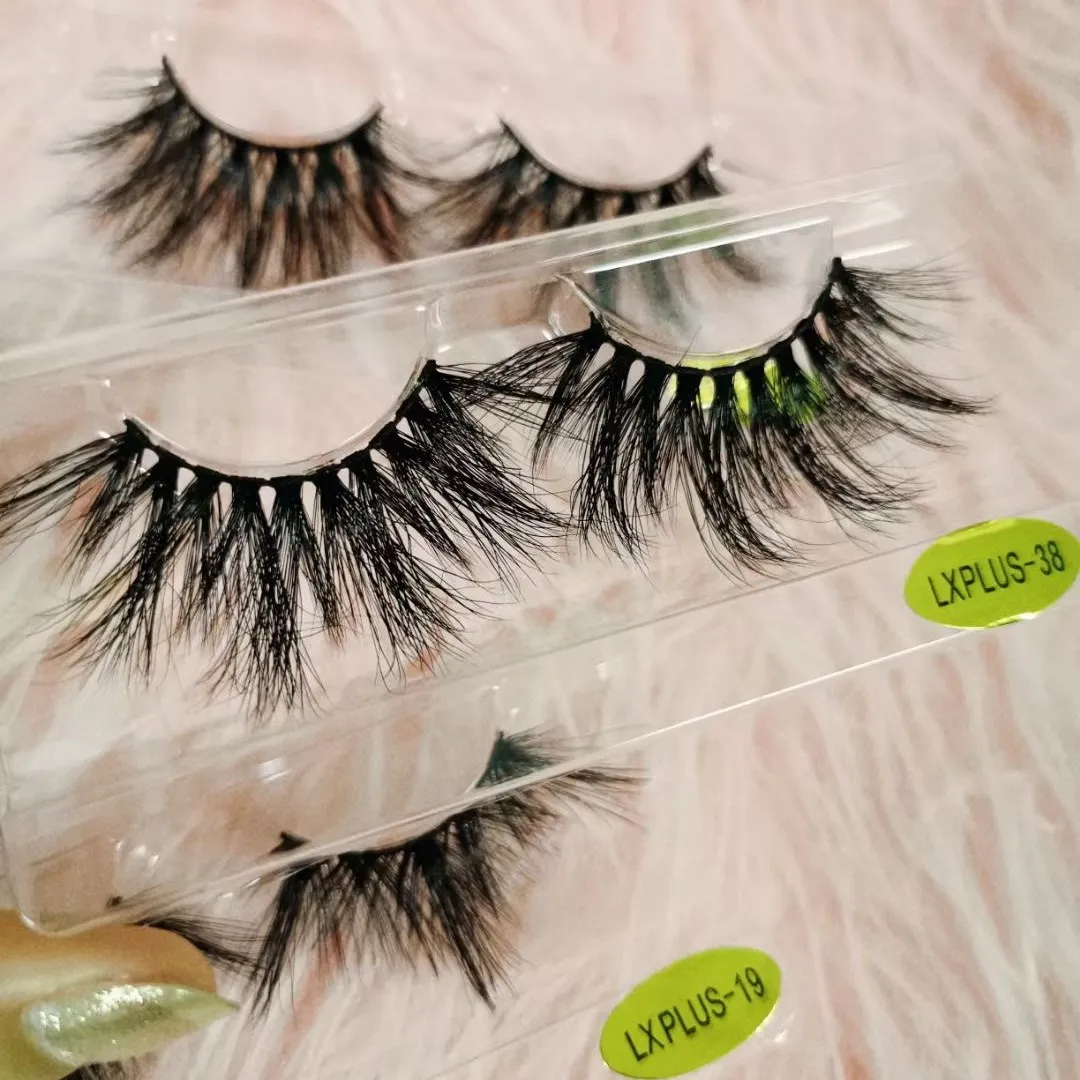 25 мм Пинцет для наращивания ресниц 3D накладные ресницы натуральный объем