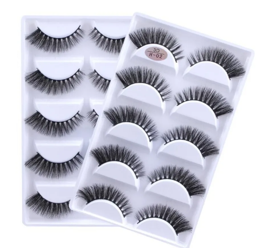 Новинка 2020 5 пар ресниц 3d норковые ресницы натуральные длинные 1 коробка см