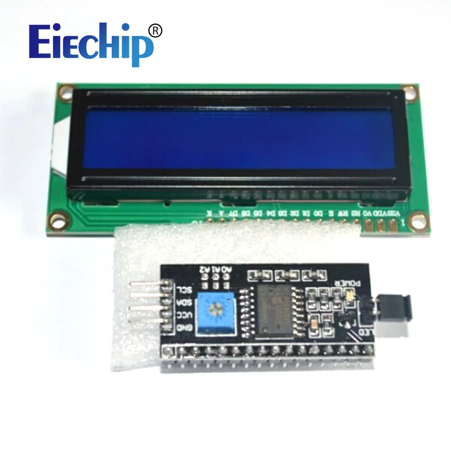 Модуль ЖК-дисплея LCD1602 синий экран 1602 i2c модуль HD44780 16x2 IIC символов 5 В для arduino