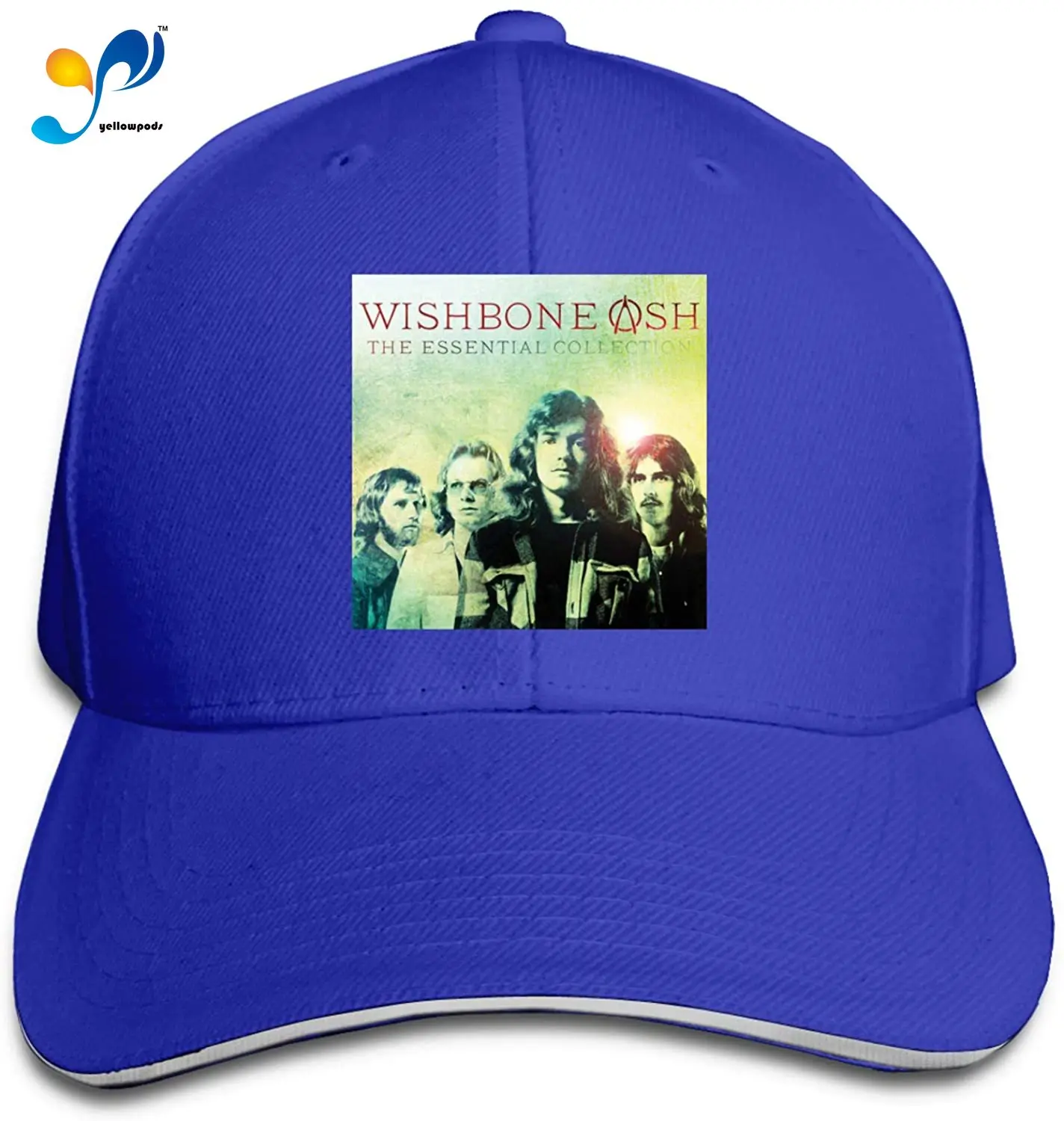 

Unisex Wishbone Ash Baseball Cap Adjustable Peaked Sandwich Cap Trucker Dad Hats