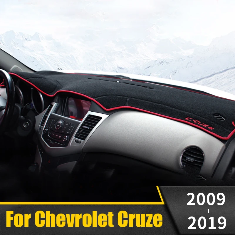 Для Chevrolet Cruze J300 2009 2015 2016 2017 2018 2019 приборной панели автомобиля крышка коврик