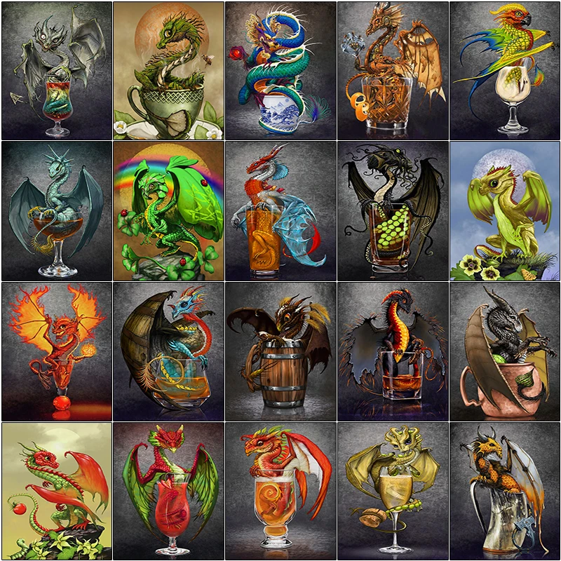 Набор для алмазной живописи сделай сам картина квадратной формы 5d в западном