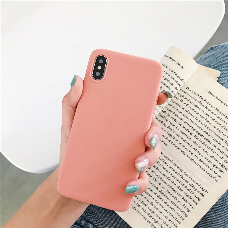 Цветной Мягкий силиконовый чехол для Xiao mi Red mi Note 6 5 7 8 Pro Red mi 7 6A 7A K20 Pro матовый чехол для Xiaomi mi 9 SE mi 9T mi 8 Lite 5x
