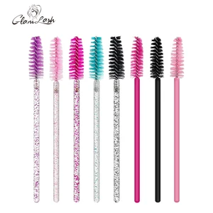Кисть для макияжа GLAMLASH щеточка для наращивания ресниц, 50 шт