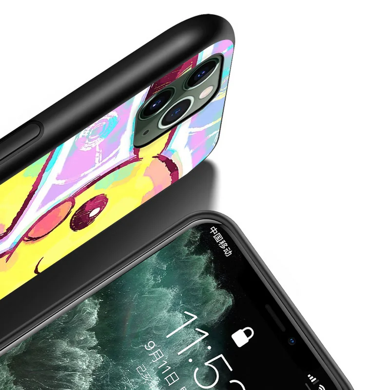 

Anime Cute Electric Mouse Pika For Apple iPhone 12 11 XS Pro Max Mini XR X 8 7 6 6S Plus 5 SE 2020 Phone Case