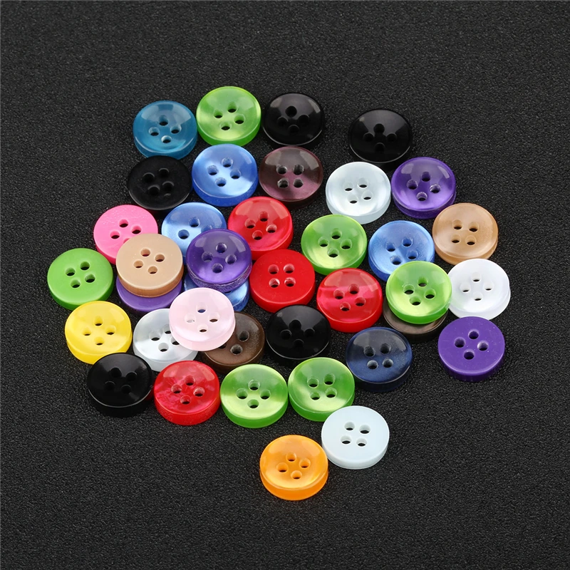 500 шт. маленькие пуговицы с тонкими краями|Пуговицы| |