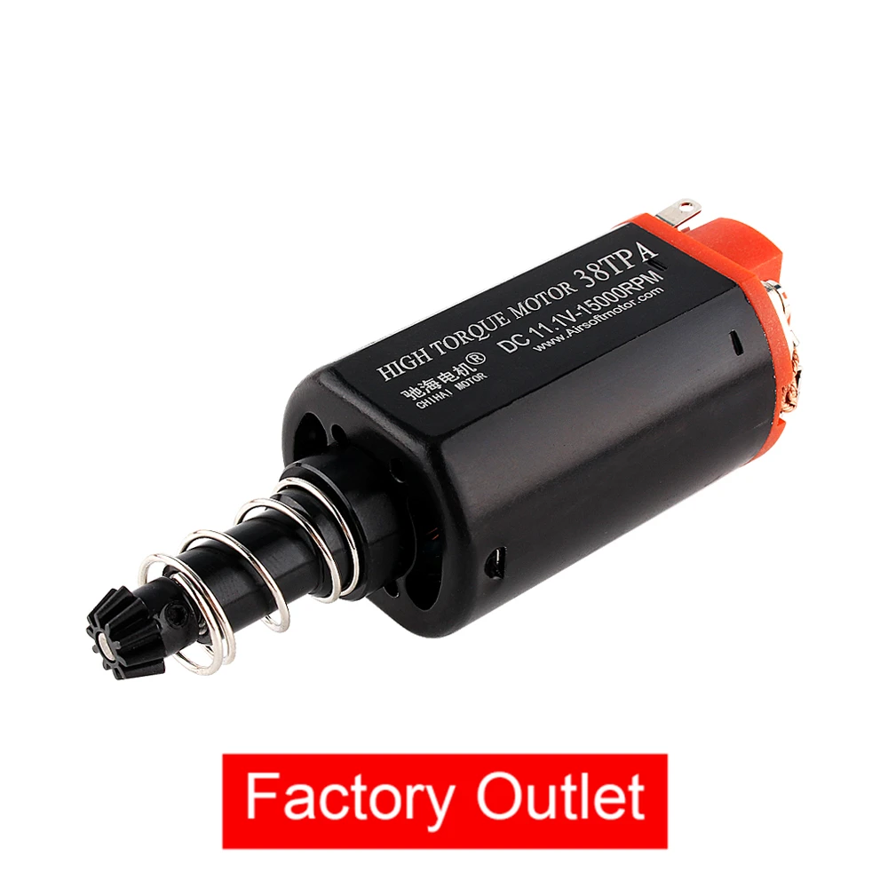 

Chihai Motor CHF-480WA-5038T N35 Nd-Fe-B 38TPA High Torque AEG Motor Ver.2 Gearbox Long Axis For M4A1-J9 ACR-J10 Gel Blaster Toy