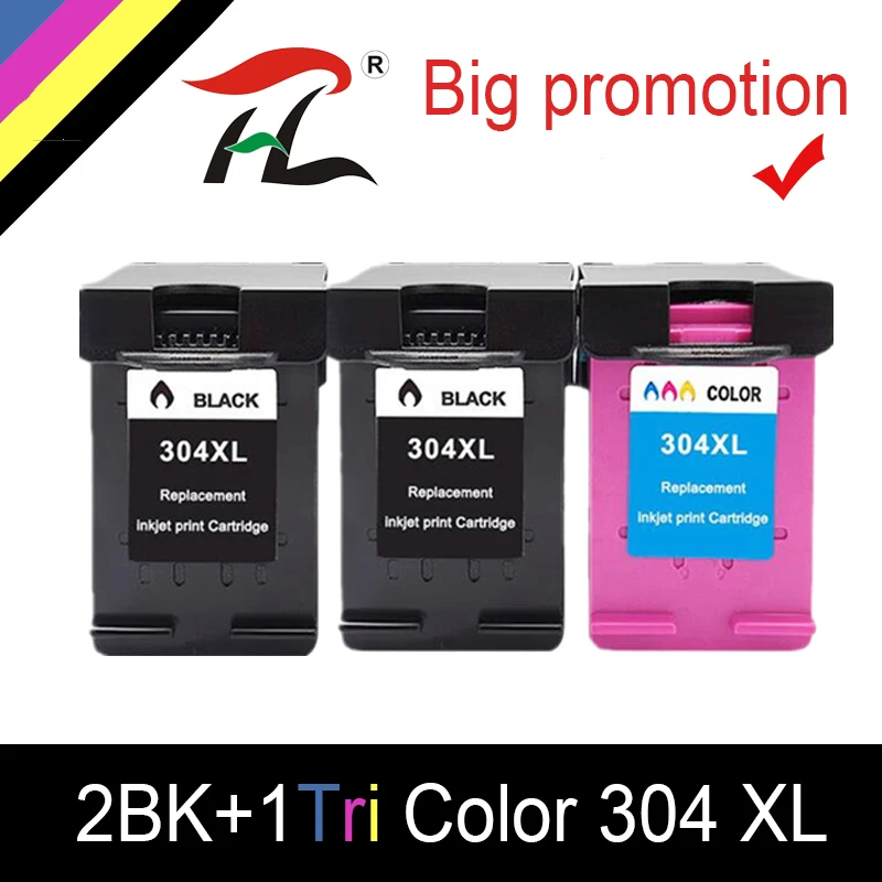 Картридж с чернилами YLC 304XL новая версия для принтера hp304 hp 304 xl deskjet envy 2620 2630 2632 5030