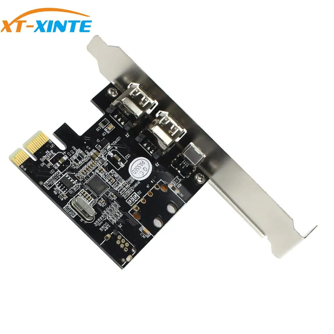 

XT-XINTE плата расширения PCIe Combo 3 порта 1394A 1x 4Pin 2x 6Pin PCI Express к IEEE 1394 контроллеру адаптера для Firewire PC