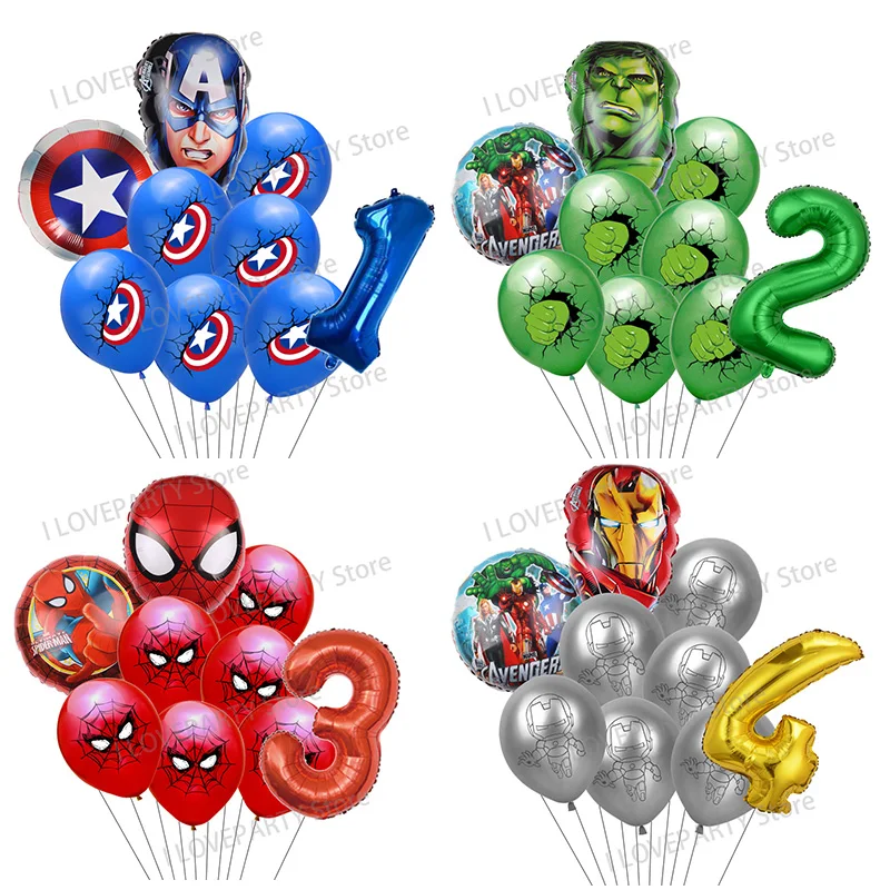 Воздушные шары из фольги Человек-паук 1 комплект | Дом и сад