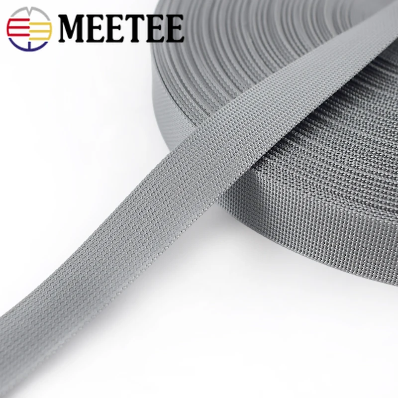 Толстая нейлоновая сетчатая лента Meetee 5 метров 1 мм для ошейника рюкзака ранец