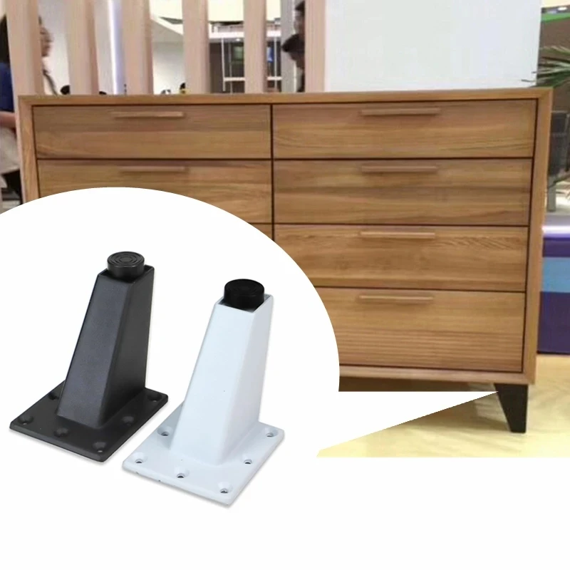 

4 Pcs 8cm Adjustable Metal Furniture Leg Thick Aluminum Alloy Table Cabinets Feet Sofa Bed TV Cabinet Legs