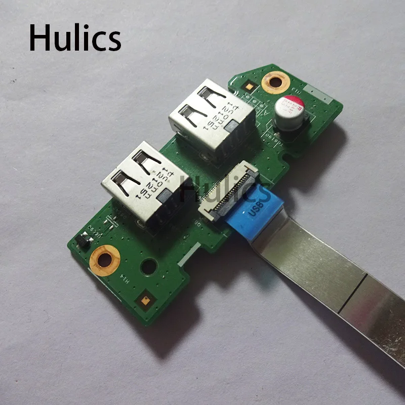 Hulics оригинал для ноутбука Dell Inspiron 3520 USB порт плата w/кабель DV15 10963 3|Компьютерные