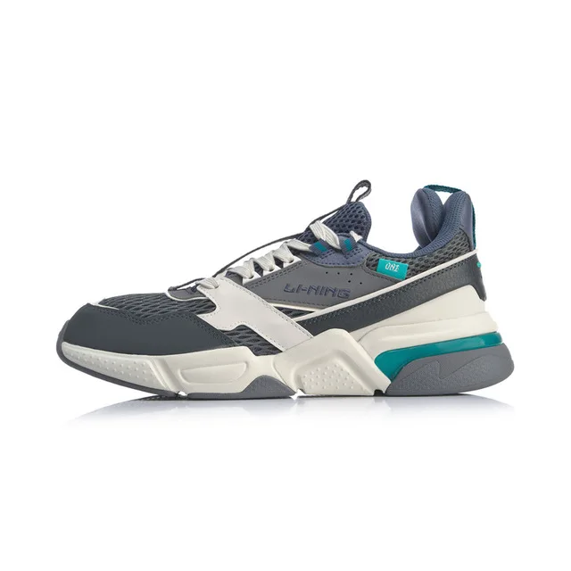 Li-Ning/Мужская обувь 001 R-1, Классическая обувь для отдыха, стиль жизни,, Ретро стиль, обувь для папы, спортивные кроссовки с подкладкой, AGCP061 SJAS19 - Цвет: AGCP061-1H