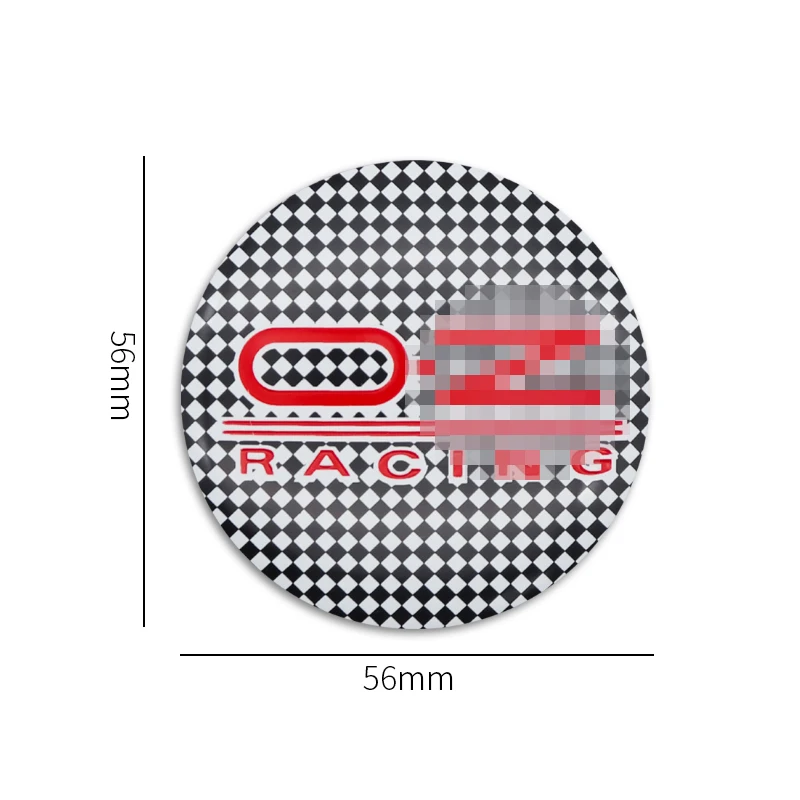 

4pcs 56mm OZ racing logo wheel center cover wheel personality creative wheel sticker dust cover badge car styling accessories