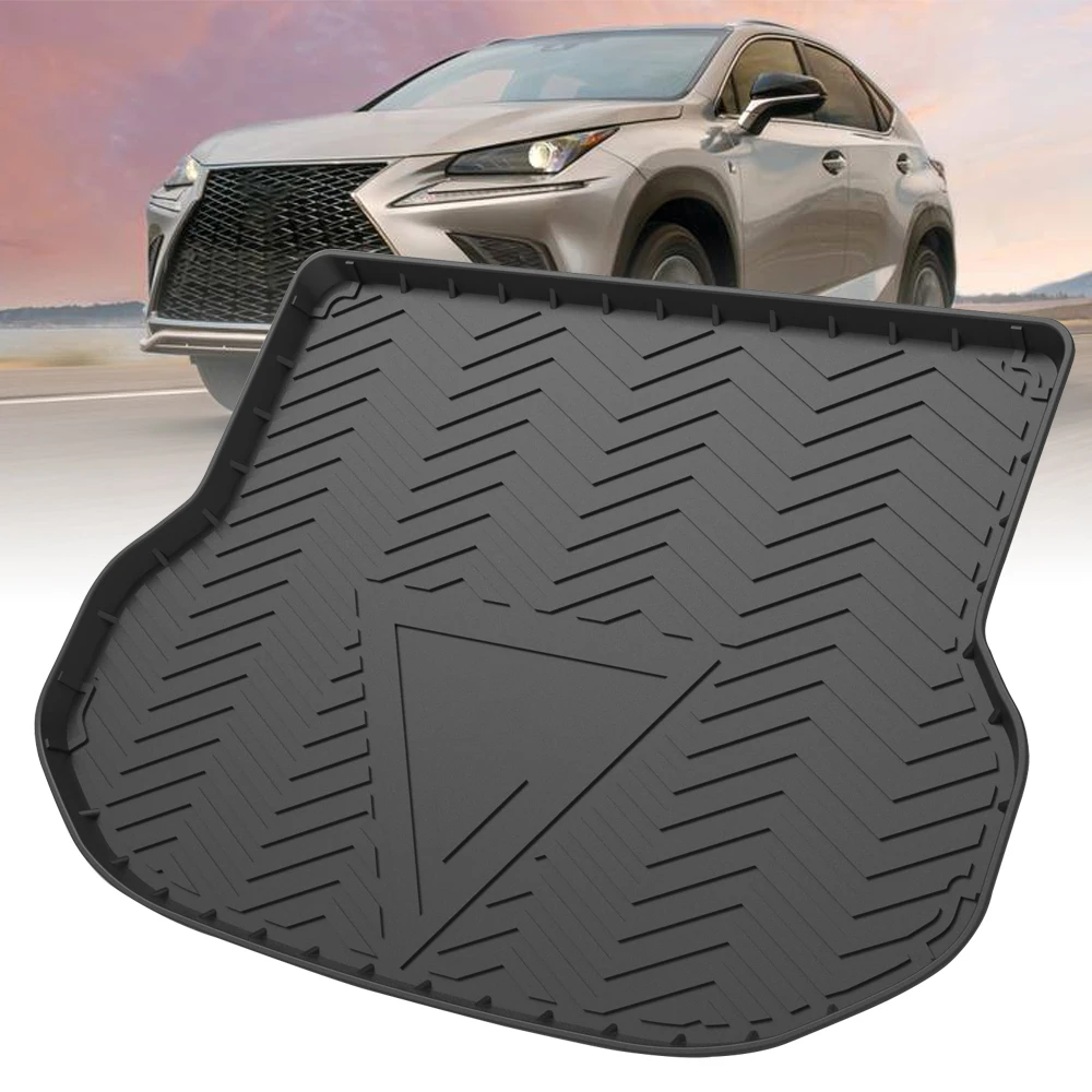 

TPE Car Trunk Mats For Lexus NX IS Sedan RC UX Hybrid GS Rubber Cargo Liner Laser Measured Waterproof Protective Pads