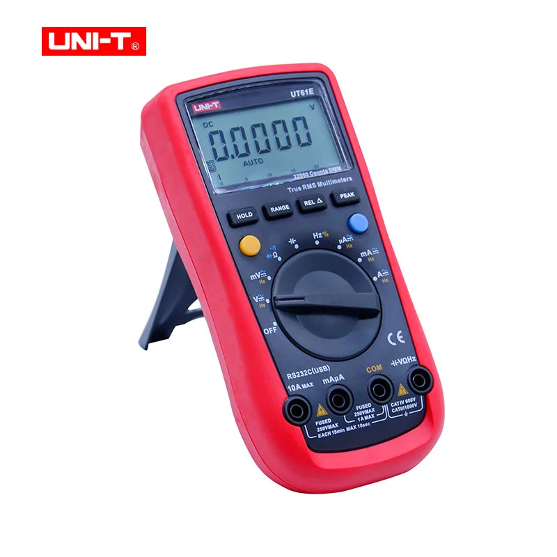 UNI-T UT61A UT61B UT61C UT61D UT61E Цифровой мультиметр True Rms AC DC измеритель CD-диск с программным