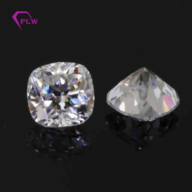 Оптовая цена D color Lab искусственный Муассанит 0 6 карат 5*5 мм VVS 3 отличная подушка